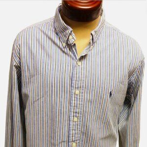 Ralph Lauren Men’s Custom Fit XL Long Sleeve Button Down Dress Shirt